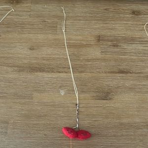 Cherry red necklace OS BABY